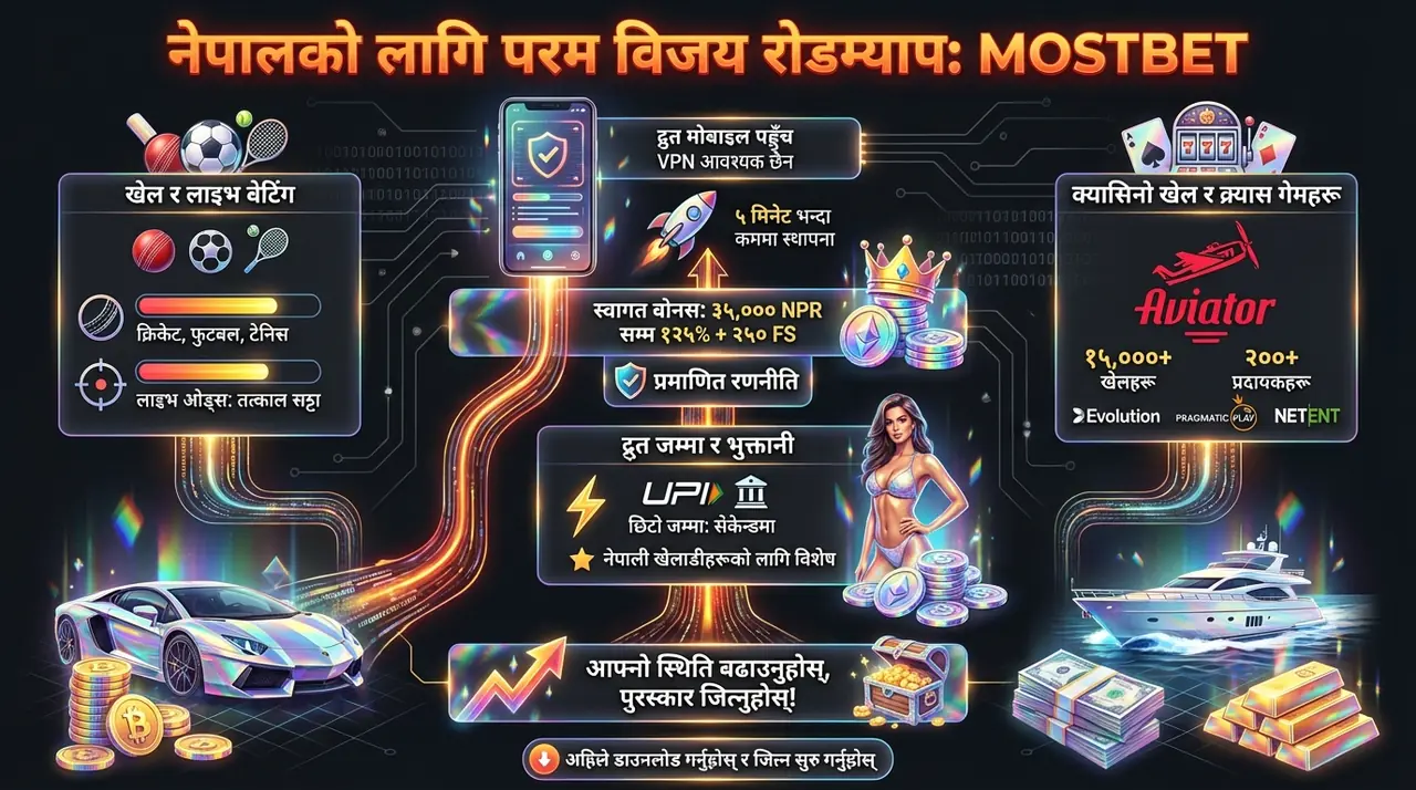 mostbet एप डाउनलोड गर्नुहोस्